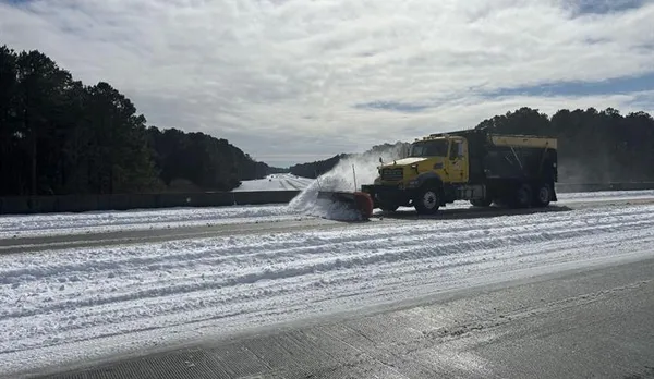 NCDOT outlines Sunday winter storm response and road conditions for Charlotte-area counties into next week